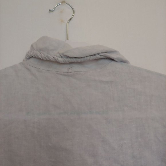 Tempo Paris made in Paris Italy. Linen waterfall lagonlook kimono Size small - Picture 15 of 16